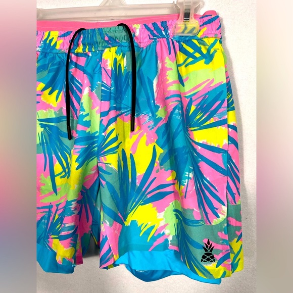 Chubbies 5.5” Sub Tropics Sport Shorts Athletic Shorts With liner size small - Picture 2 of 8